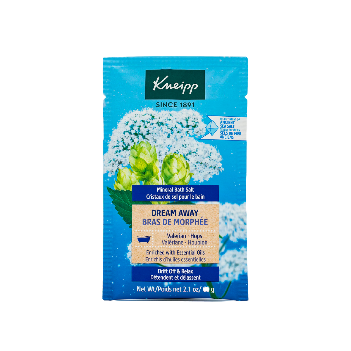 Kneipp Valerian & Hops Mineral Bath Salt Dream Away