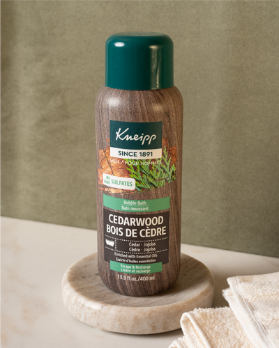 Kneipp Sulfate-Free Bubble Bath, Cedarwood Cedar & Juniper, 13.5 fl oz