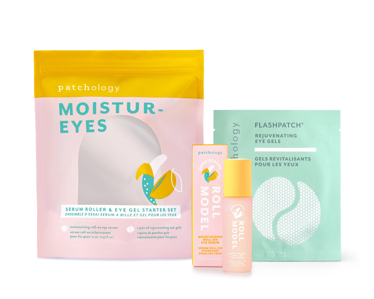 Patchology Hero Status Roll Model Moisturizing Eye Serum Booster Kit