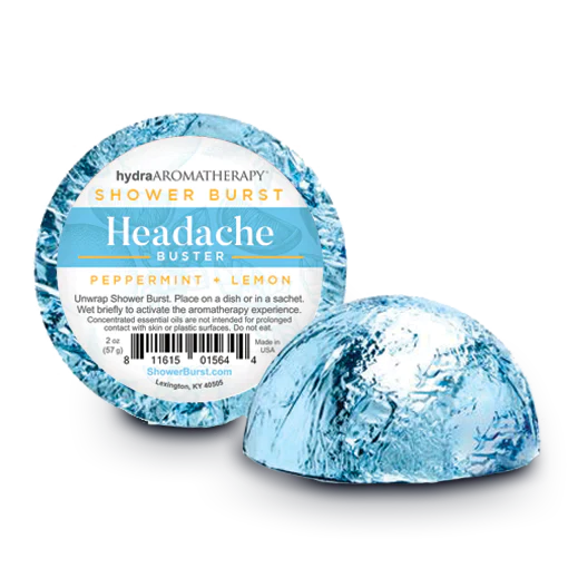 hydraAROMATHERAPY Shower Burst Duo, Headache Buster