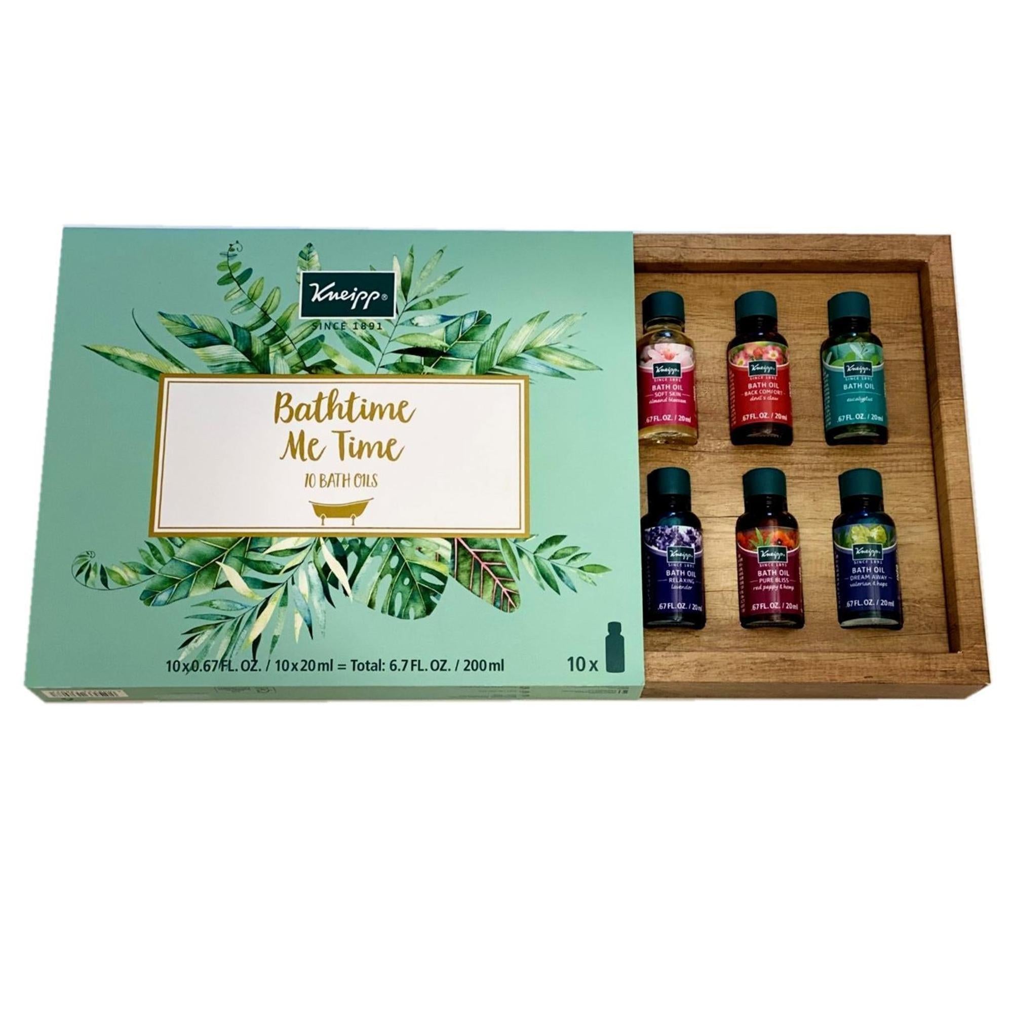 Kneipp Bathtime Me Time Bath Oil Collection, 10pc