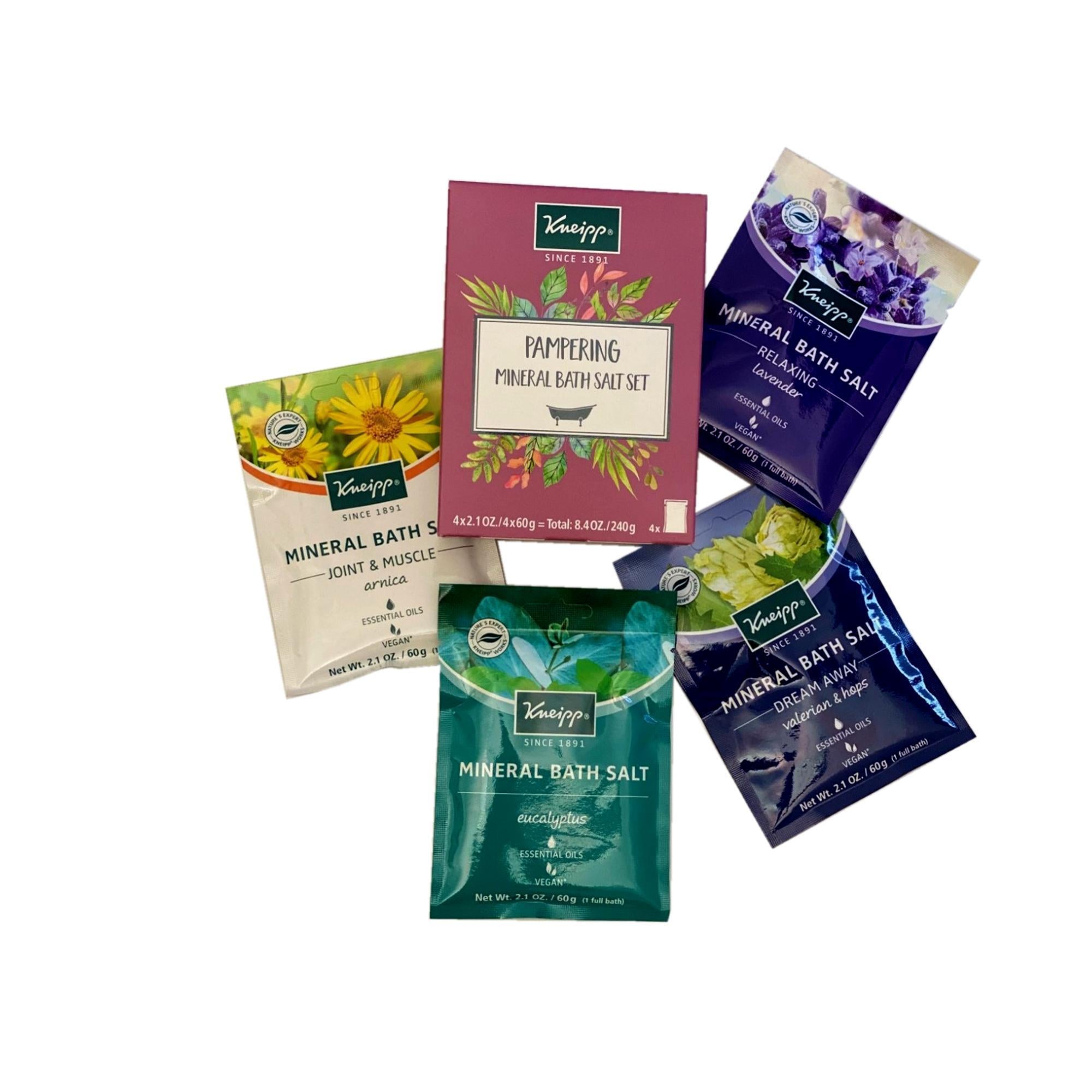 Bath & Body Kneipp Pampering Mineral Bath Salt Set, 4pc